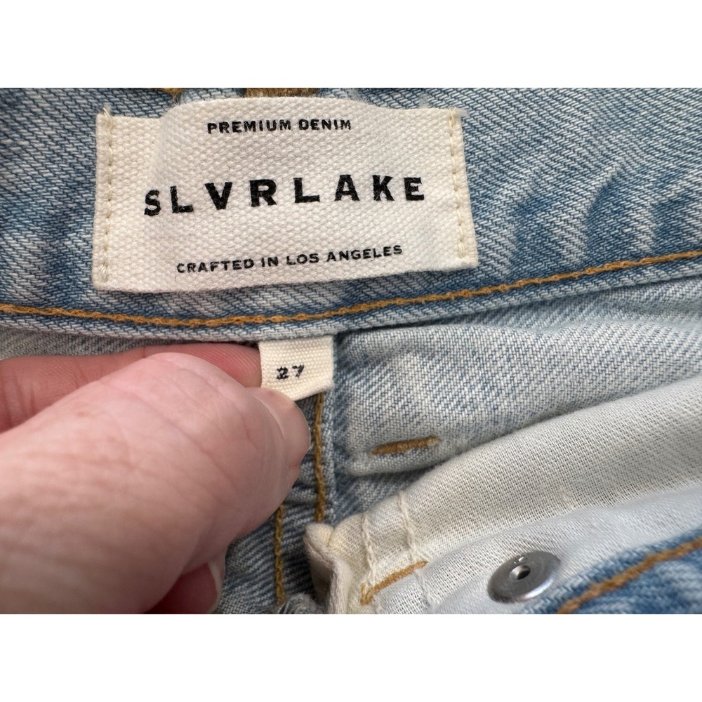 Revolve SLVRLAKE London Ankle Jeans in Heartbreak Hotel‎ Distressed Size 27 - Picture 7 of 9